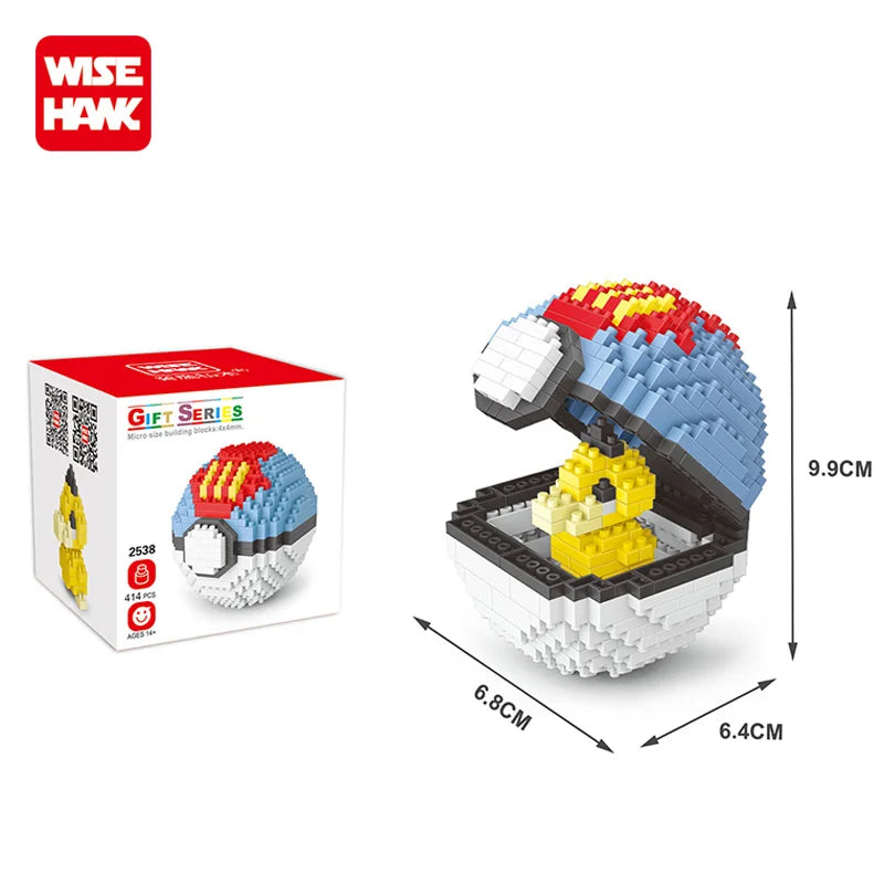 Mini Block Anime Pet Ball