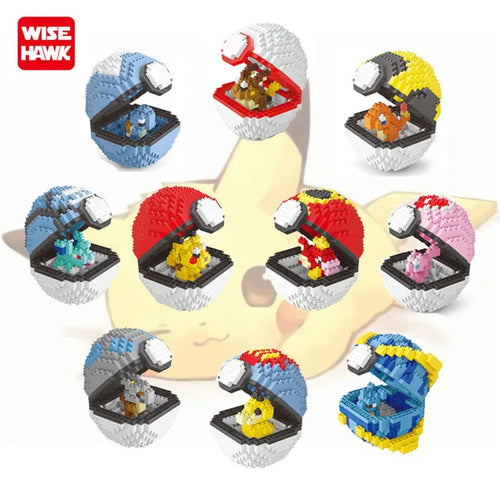 Mini Block Anime Pet Ball