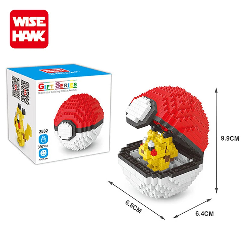 Mini Block Anime Pet Ball