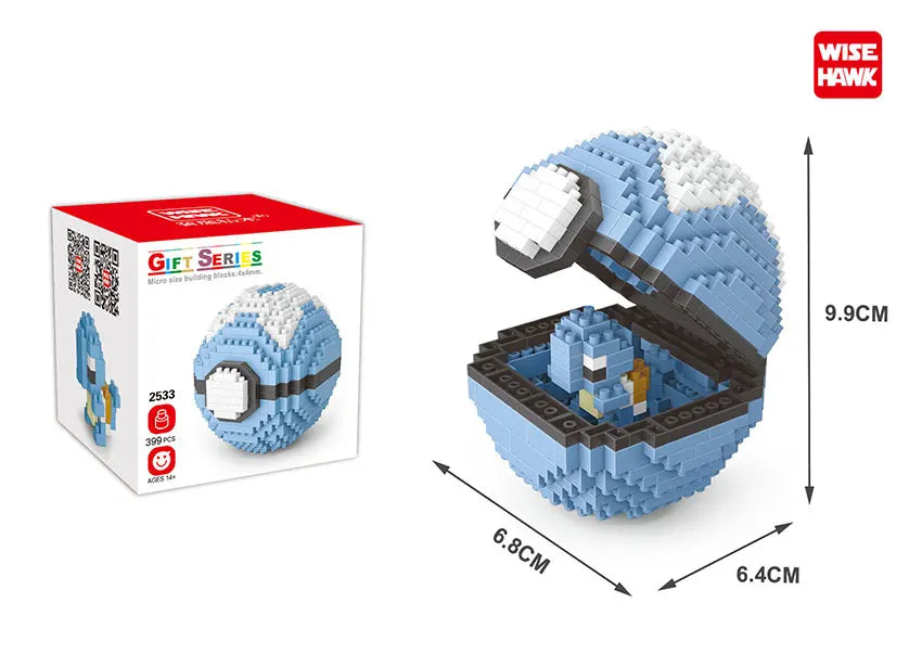 Mini Block Anime Pet Ball