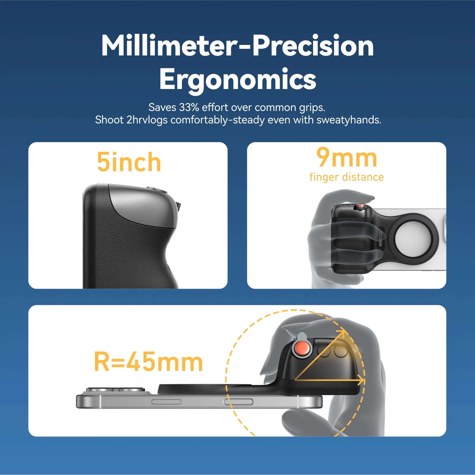 TELESIN Fun Shot Magic Grip 2