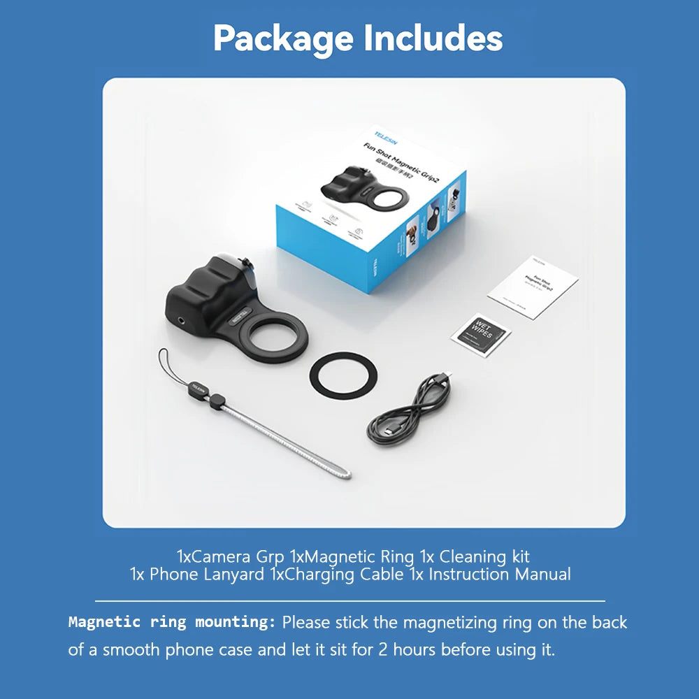 TELESIN Fun Shot Magic Grip 2