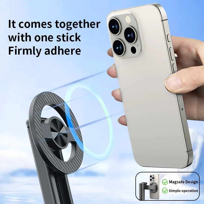 360° Magnetic Phone Holder With Bluetooth Remote