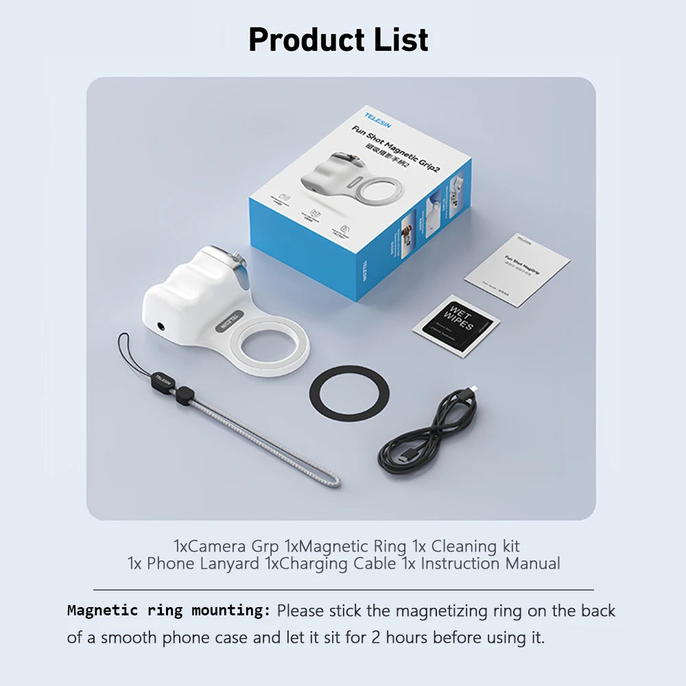 TELESIN Fun Shot Magic Grip 2